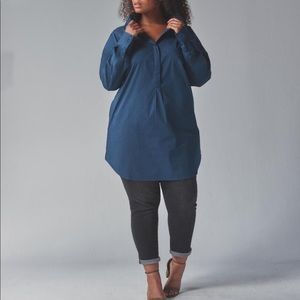Poplin tunic EUC XS